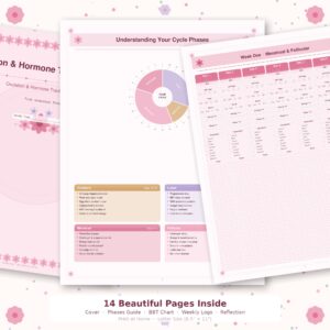 Endometriosis Pain & Symptom Tracker – Printable PDF Journal | Daily Log for Endo Flares, Triggers & Medication