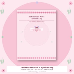 Ovulation & Hormone Cycle Tracking Journal – Printable PDF | Fertility Tracker, BBT Log & Cervical Mucus Chart